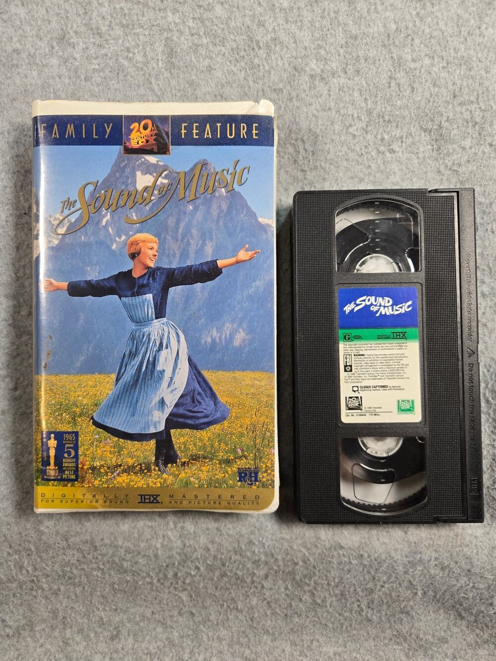 The Sound of Music VHS Tape 1996 Fox Video Clamshell
